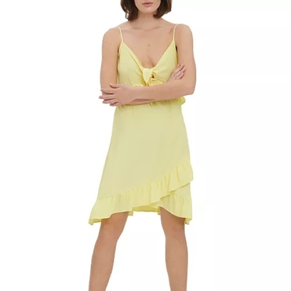 Vero Moda Lee Knot-Front Dress SZ XL - Picture 1 of 6